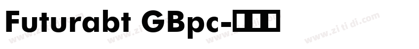 Futurabt GBpc字体转换